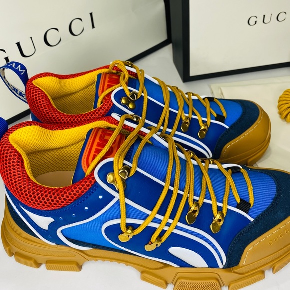 ‼️SOLD‼️Gucci Men's FLASHTREK Sneakers SIZE 9 NWB - Picture 5 of 12